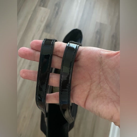 Victoria’s Secret Large Black Tote with clear panel and animal print pouch Black - Picture 4 of 9